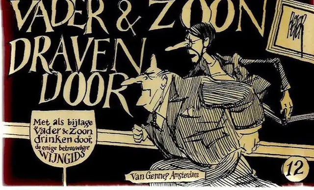 Vader en zoon draven door von Straaten, Peter van