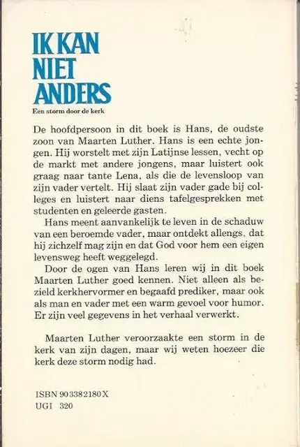 Foto 2 van Ik kan niet anders van Vernon